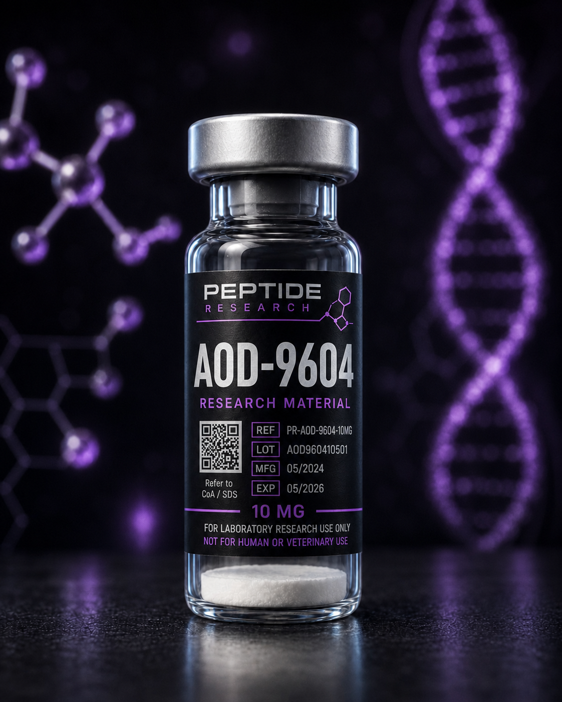AOD-9604 10MG Forschungsmaterial