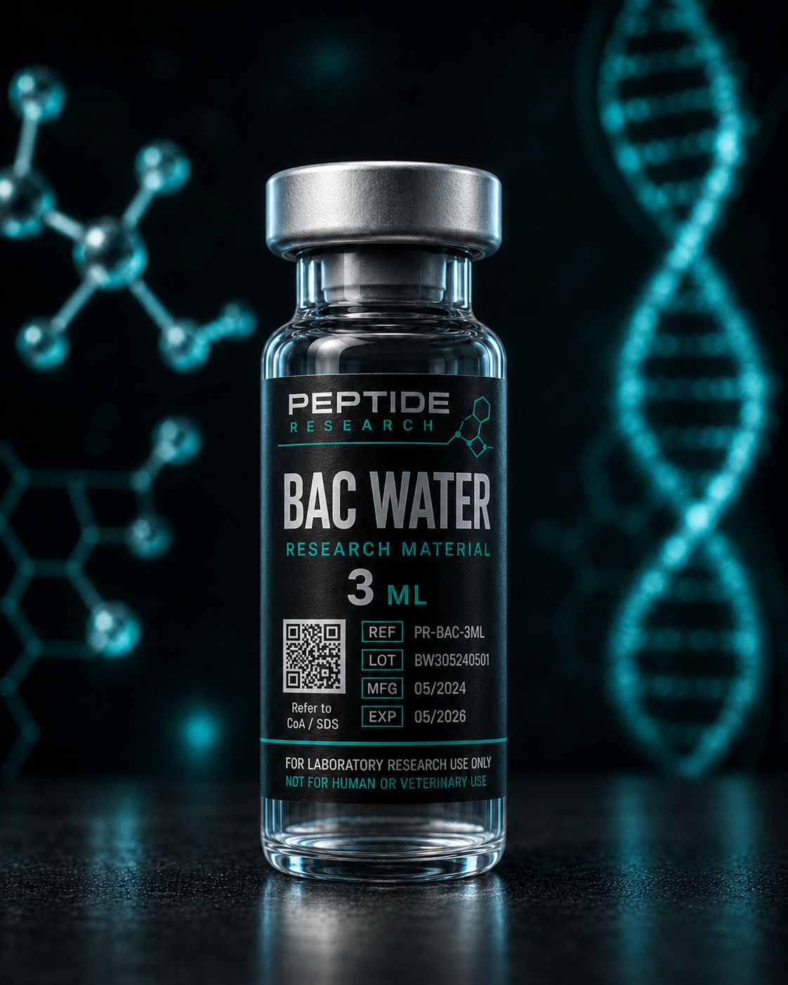 BAC Water 3ML Forschungsmaterial