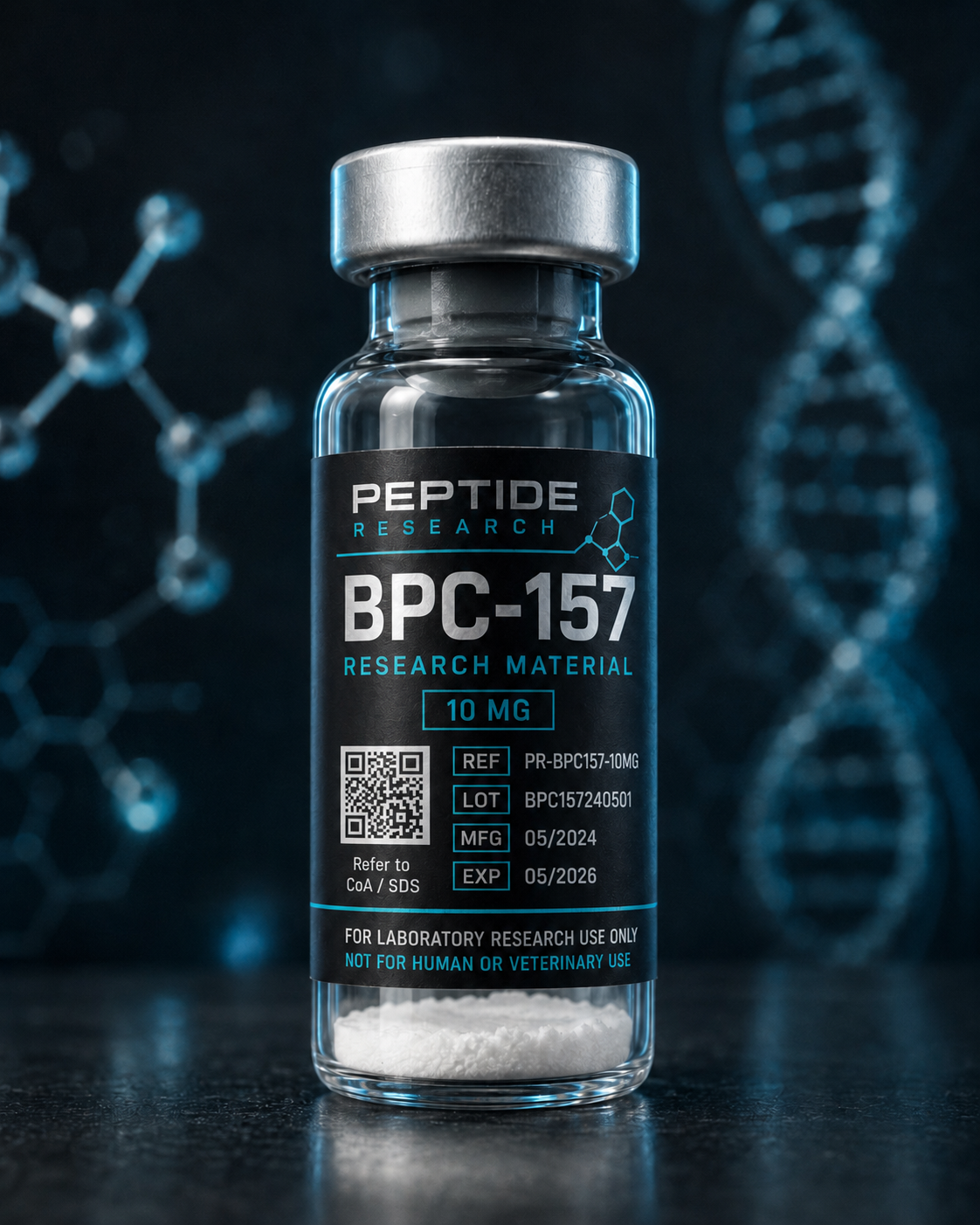 BPC-157 10MG Forschungsmaterial