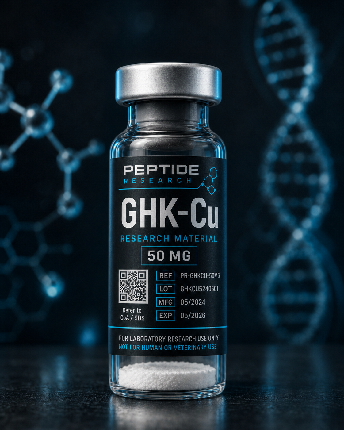 GHK-Cu 50MG Forschungsmaterial
