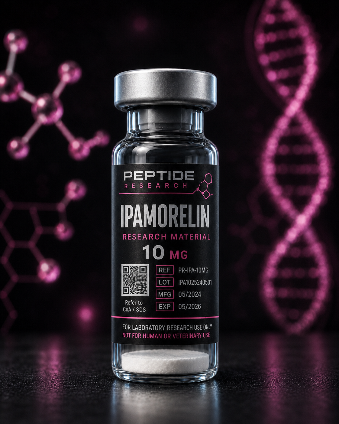 Ipamorelin 10MG Forschungsmaterial