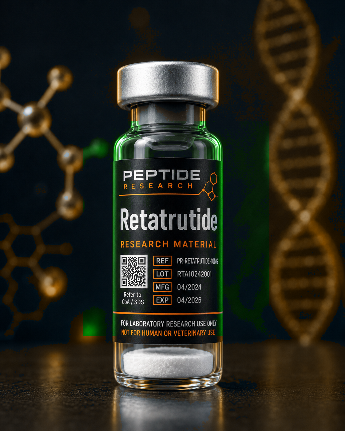 Retatrutide 10MG Forschungsmaterial