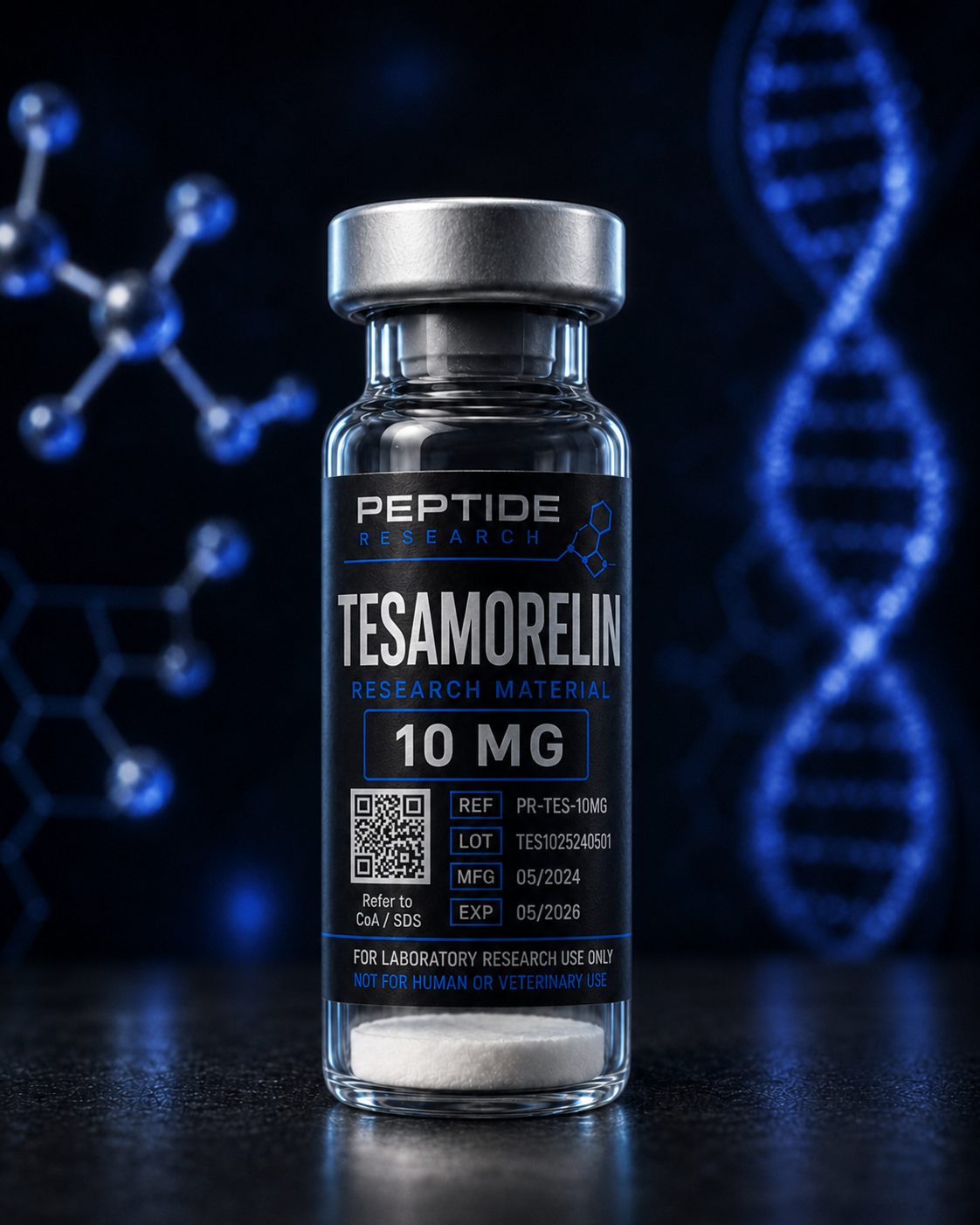 Tesamorelin 10MG Forschungsmaterial