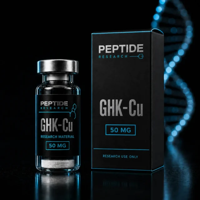 GHK-CU 50mg Verpackung und Produktkennzeichnung