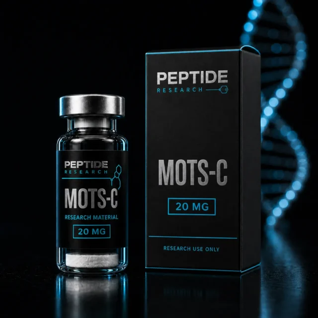 MOTS-C 20mg Verpackung und Produktkennzeichnung
