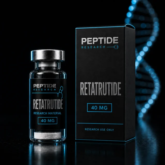 Retatrutide 40mg Verpackung und Produktkennzeichnung